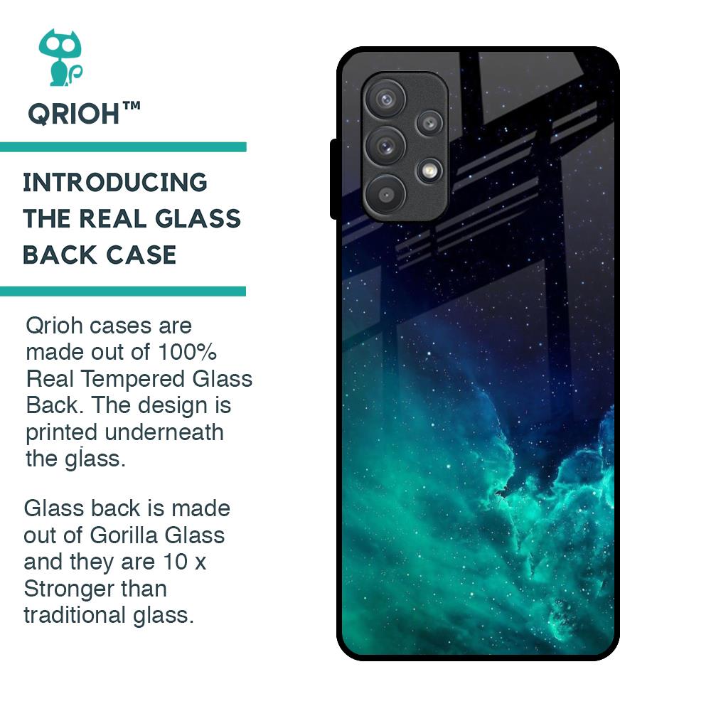 Winter Sky Zone Glass Case For Samsung Galaxy A72