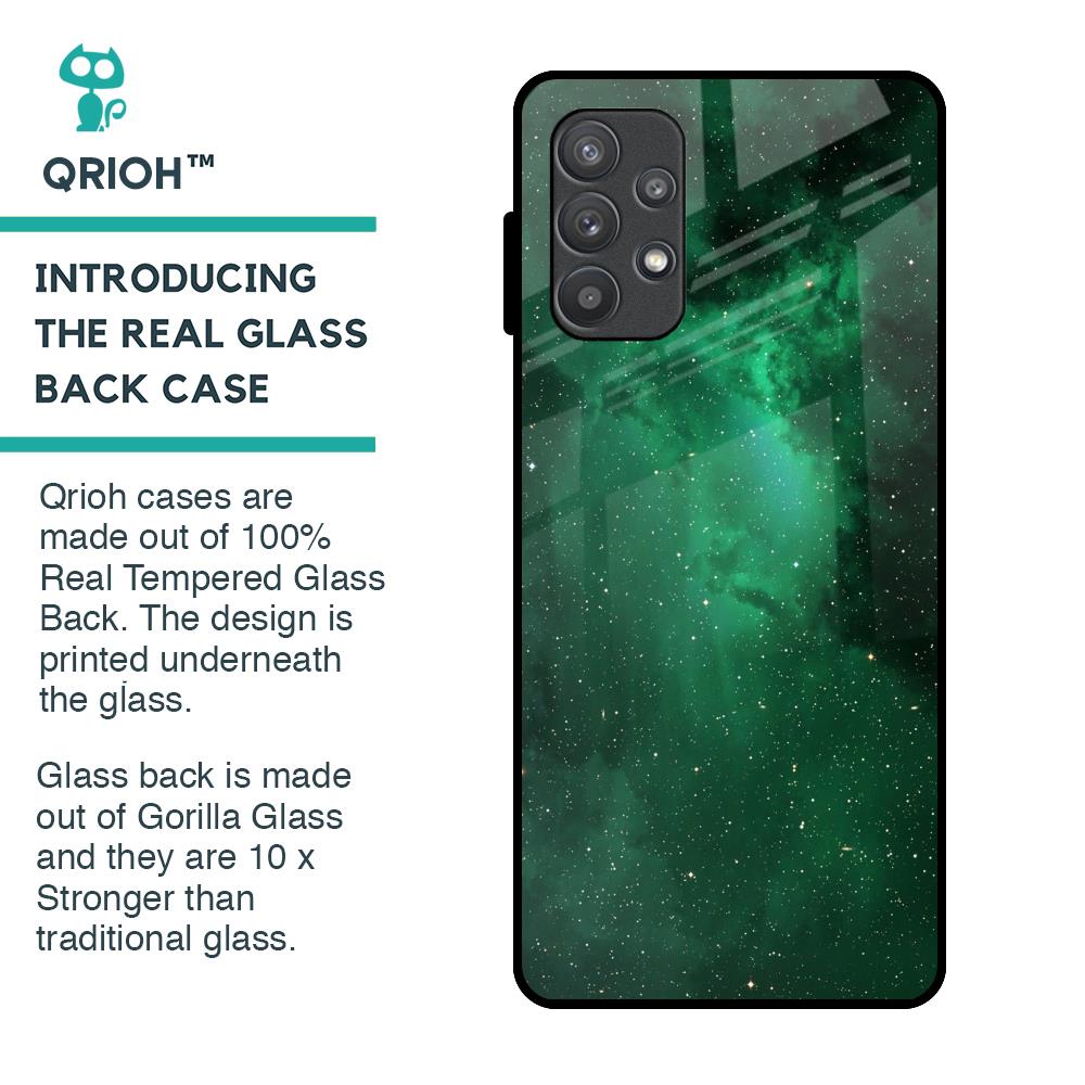 Emerald Firefly Glass Case For Samsung Galaxy A72