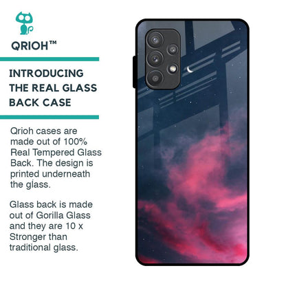 Moon Night Glass Case For Samsung Galaxy A72