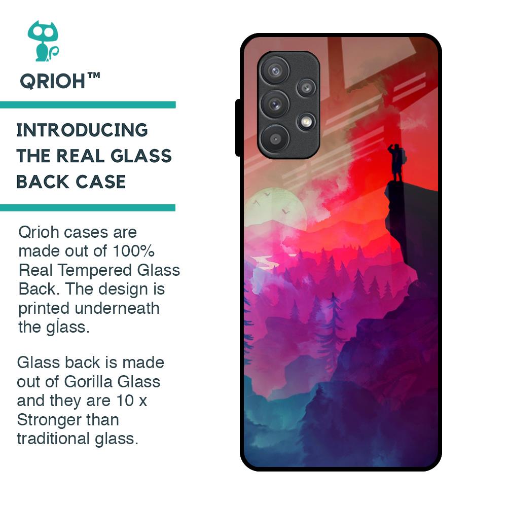 Dream So High Glass Case For Samsung Galaxy A72