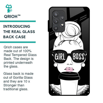 Girl Boss Glass Case For Samsung Galaxy A72