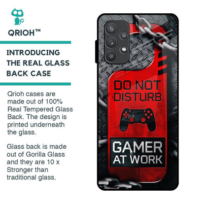 Do No Disturb Glass Case For Samsung Galaxy A72