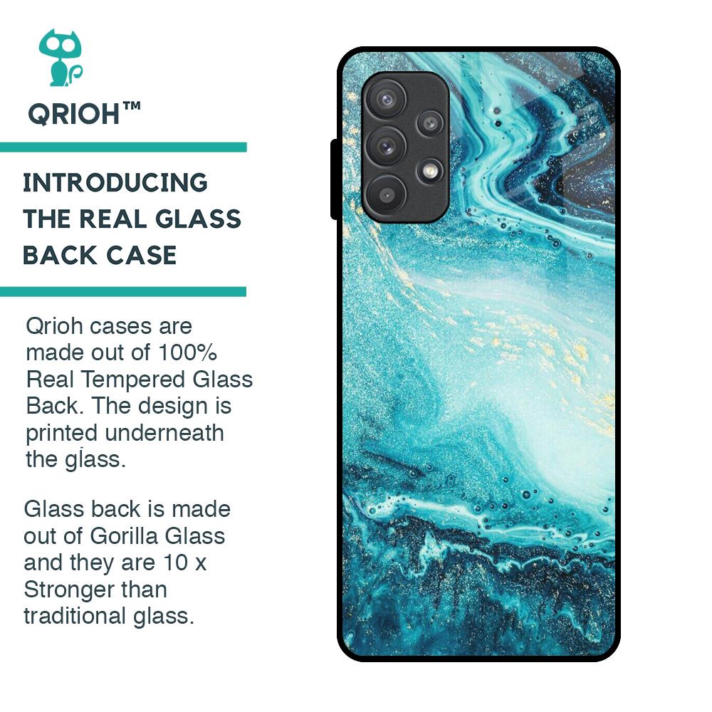 Sea Water Glass Case for Samsung Galaxy A72