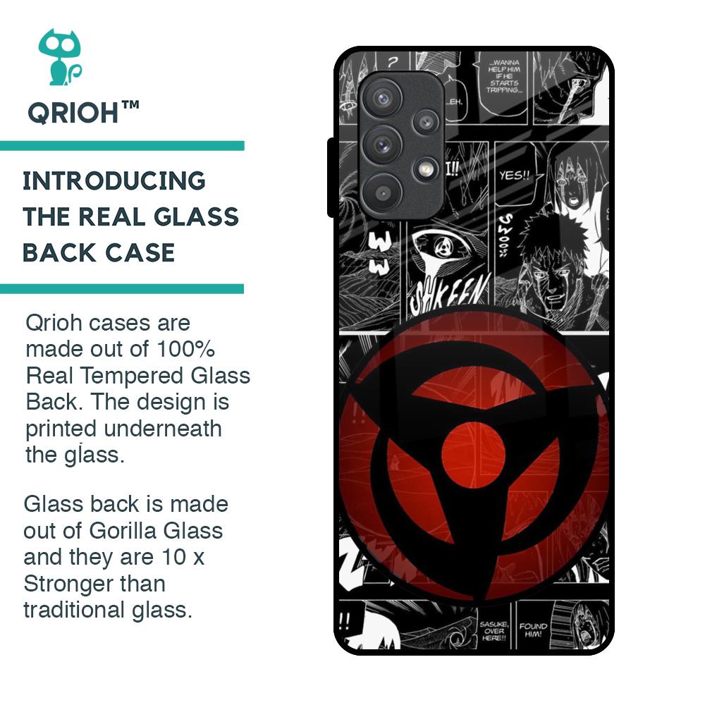Sharingan Glass Case for Samsung Galaxy A72