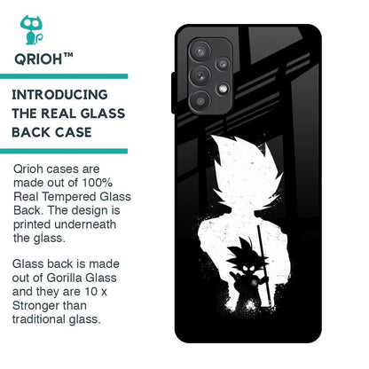 Monochrome Goku Glass Case for Samsung Galaxy A72