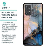 Marble Ink Abstract Glass Case for Samsung Galaxy A72