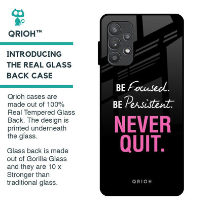 Be Focused Glass Case for Samsung Galaxy A72