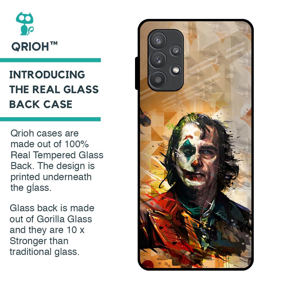 Psycho Villain Glass Case for Samsung Galaxy A72