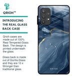 Deep Ocean Marble Glass Case for Samsung Galaxy A72