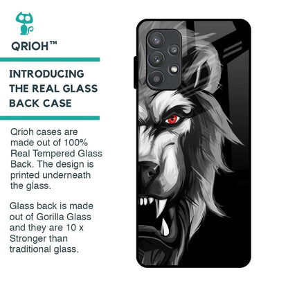 Wild Lion Glass Case for Samsung Galaxy A72