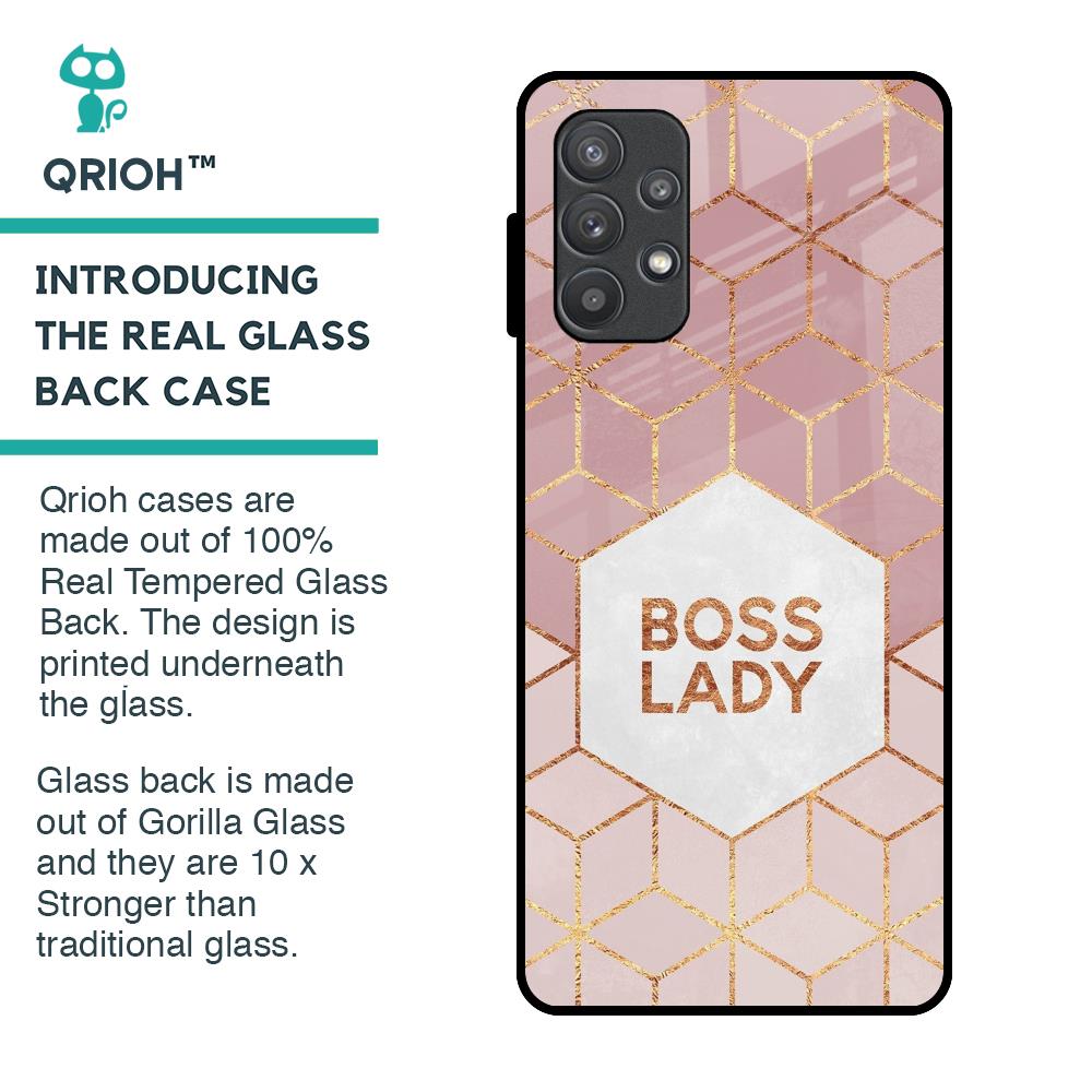 Boss Lady Glass Case for Samsung Galaxy A72