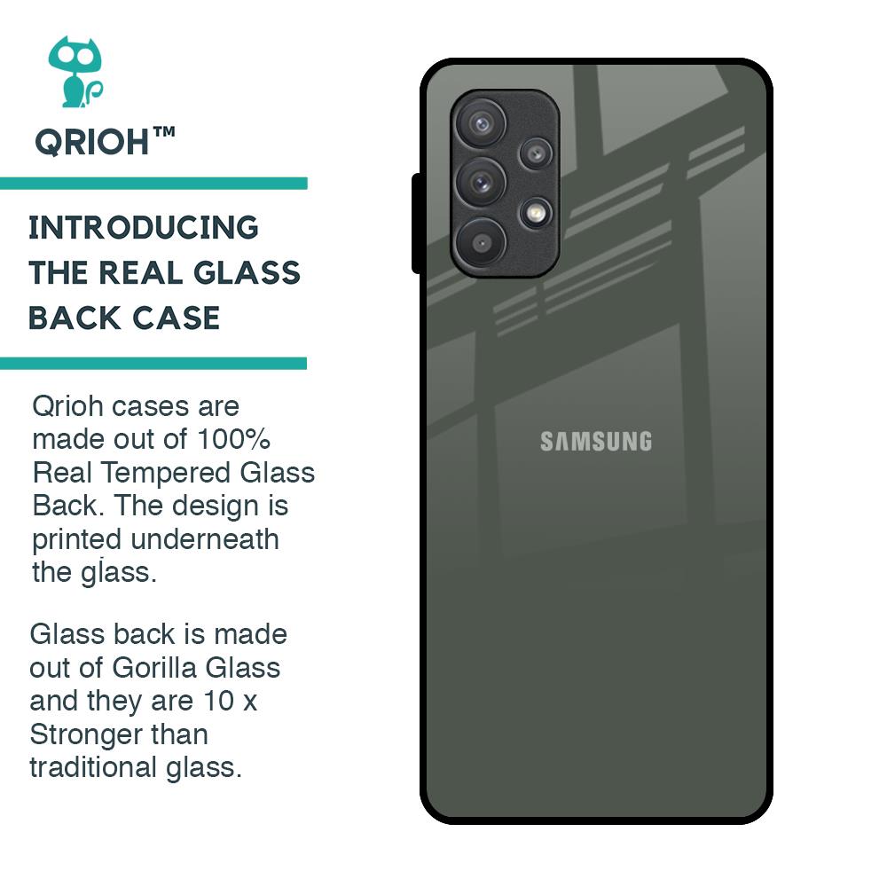 Charcoal Glass Case for Samsung Galaxy A72