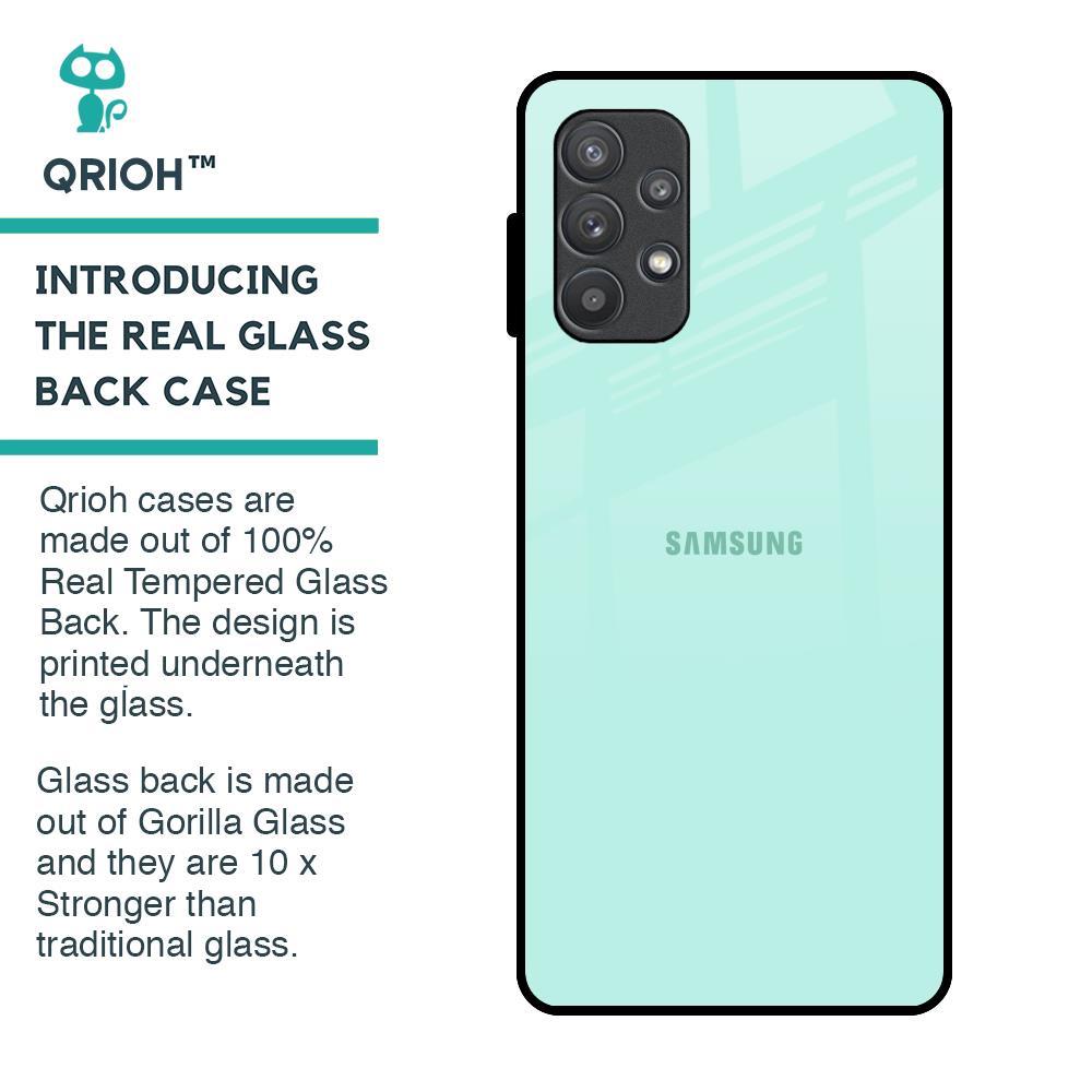 Teal Glass Case for Samsung Galaxy A72