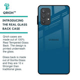 Cobalt Blue Glass Case for Samsung Galaxy A72
