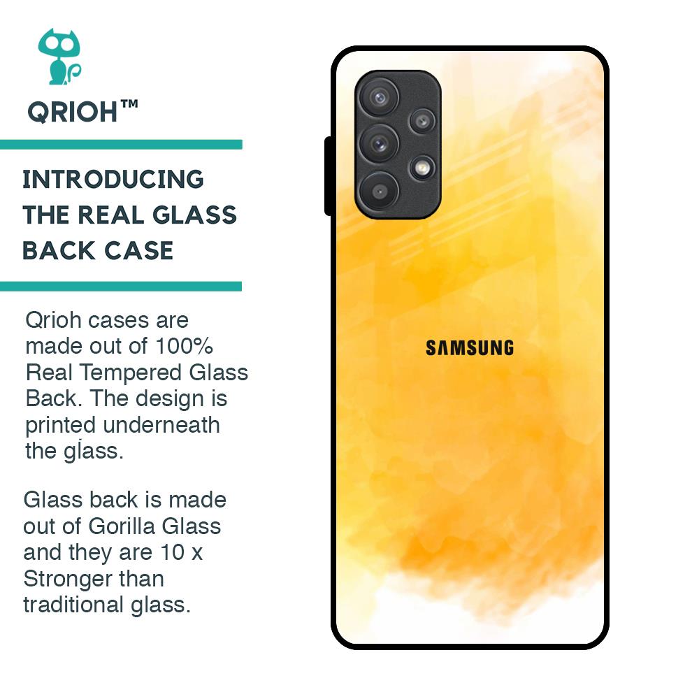 Rustic Orange Glass Case for Samsung Galaxy A72