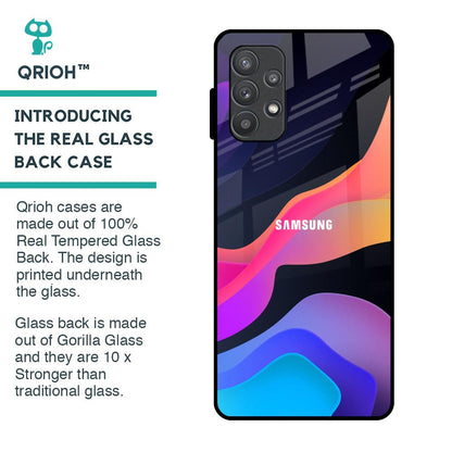 Colorful Fluid Glass Case for Samsung Galaxy A72
