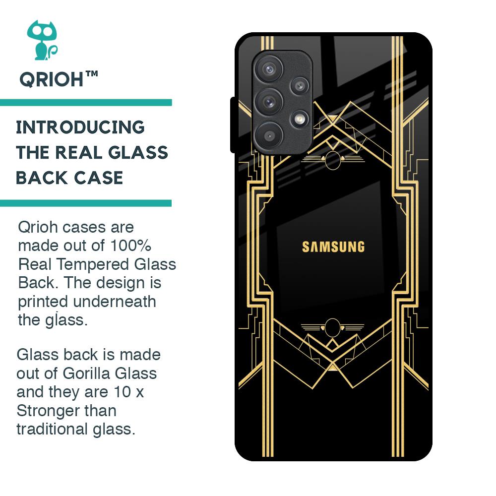 Sacred Logo Glass Case for Samsung Galaxy A72