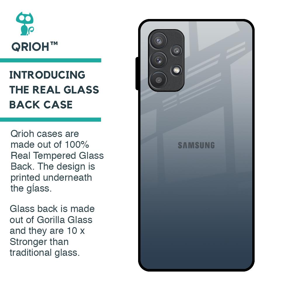 Smokey Grey Color Glass Case For Samsung Galaxy A72