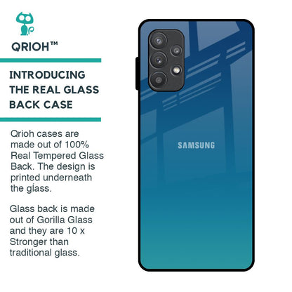 Celestial Blue Glass Case For Samsung Galaxy A72