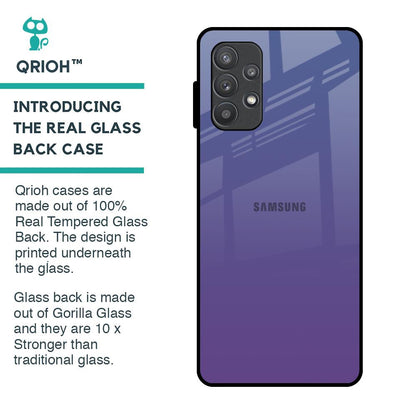Indigo Pastel Glass Case For Samsung Galaxy A72