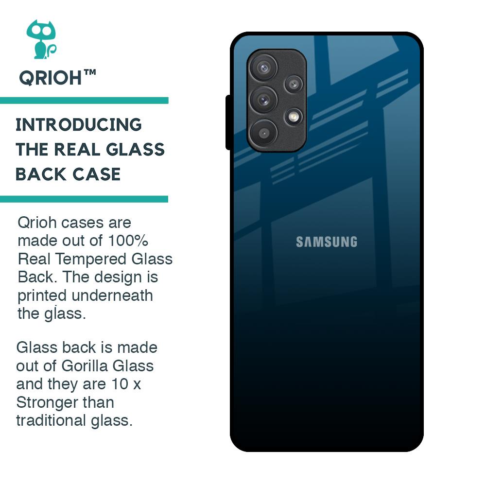Sailor Blue Glass Case For Samsung Galaxy A72