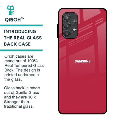 Solo Maroon Glass case for Samsung Galaxy A72