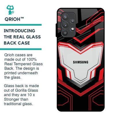Quantum Suit Glass Case For Samsung Galaxy A72