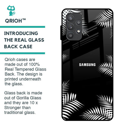 Zealand Fern Design Glass Case For Samsung Galaxy A72
