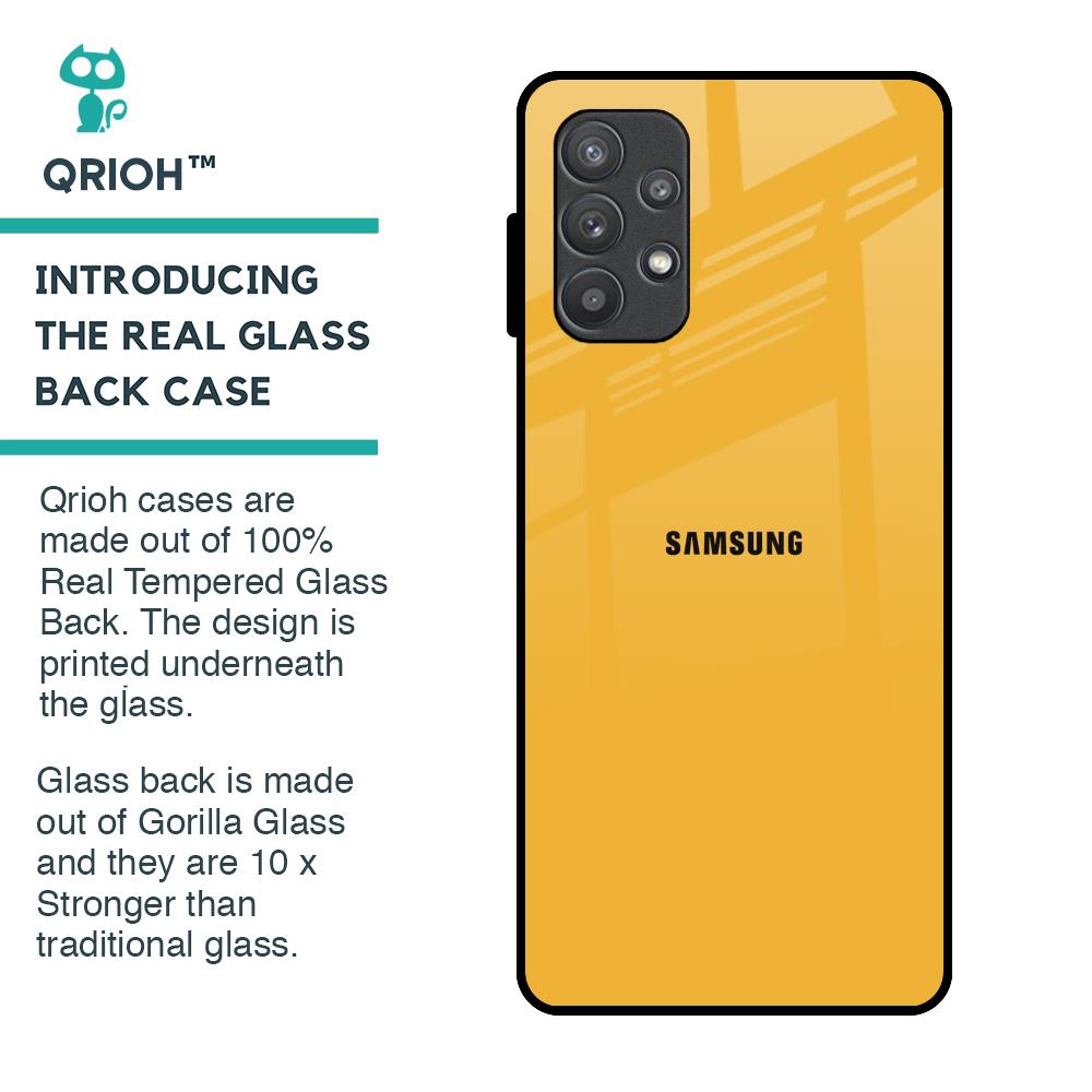 Fluorescent Yellow Glass case for Samsung Galaxy A72