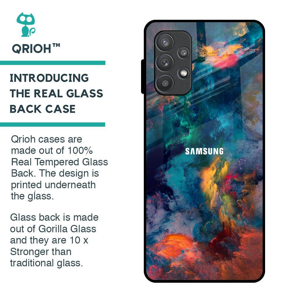 Colored Storm Glass Case for Samsung Galaxy A72