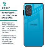 Blue Aqua Glass Case for Samsung Galaxy A72
