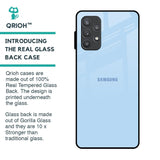 Pastel Sky Blue Glass Case for Samsung Galaxy A72