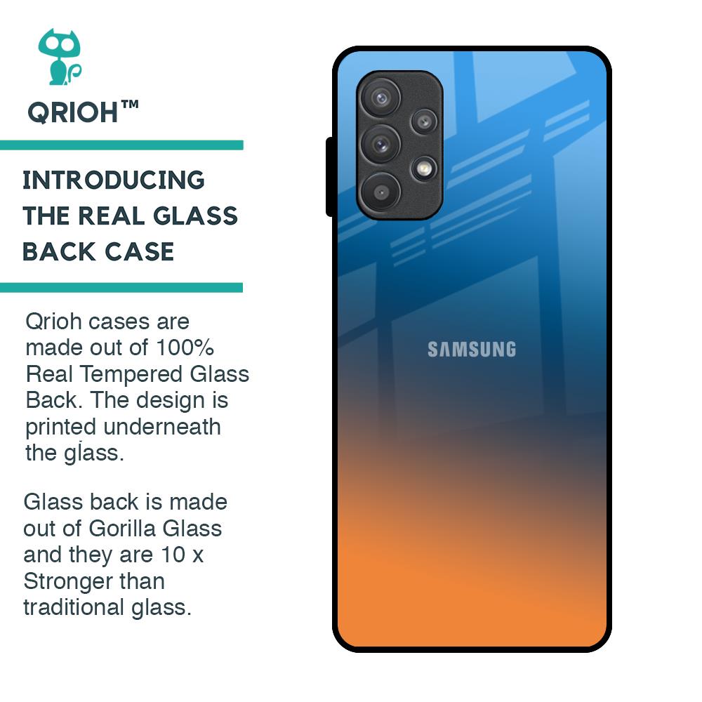Sunset Of Ocean Glass Case for Samsung Galaxy A72