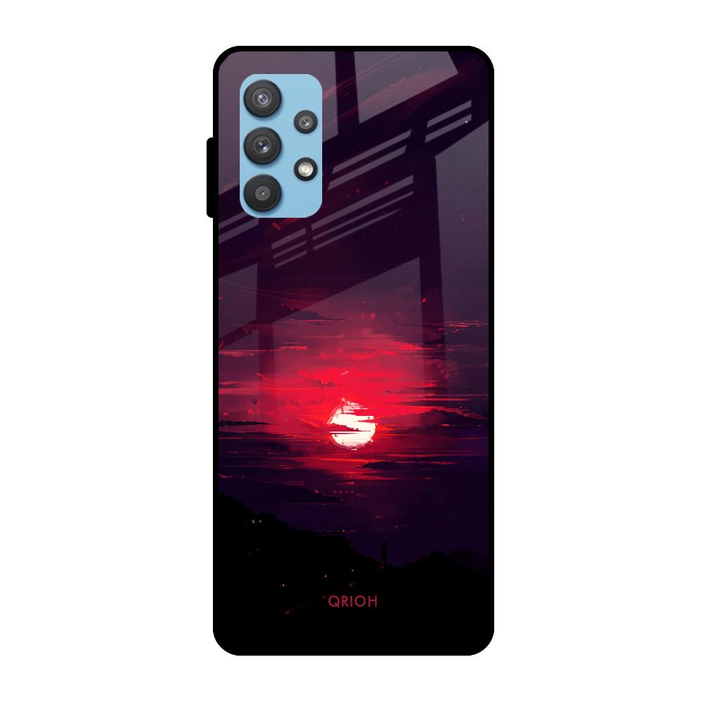 Morning Red Sky Samsung Galaxy A72 Glass Cases & Covers Online