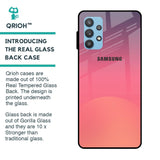 Sunset Orange Glass Case for Samsung Galaxy A72