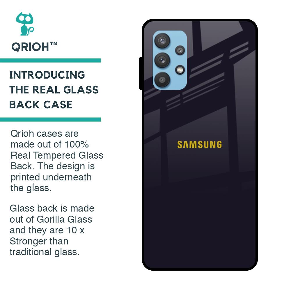 Deadlock Black Glass Case For Samsung Galaxy A72