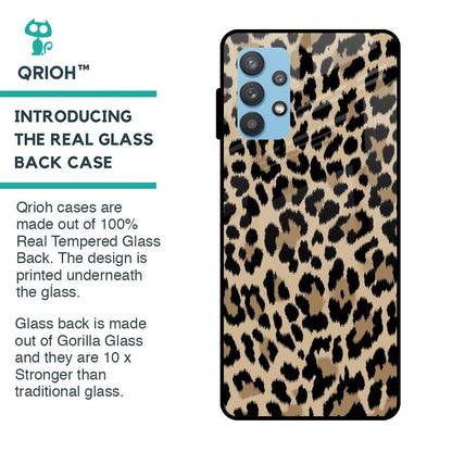 Leopard Seamless Glass Case For Samsung Galaxy A72