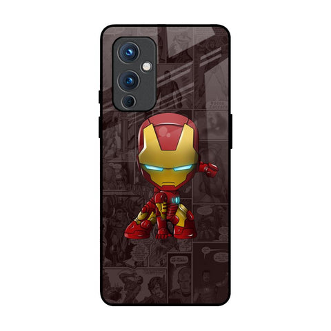 Angry Baby Super Hero OnePlus 9 Glass Back Cover Online