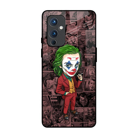 Joker Cartoon OnePlus 9 Glass Back Cover Online