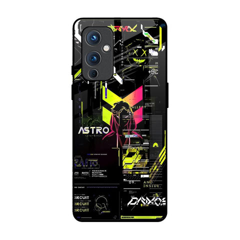 Astro Glitch OnePlus 9 Glass Back Cover Online