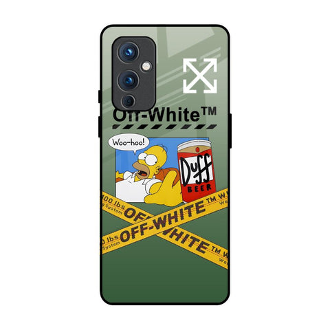 Duff Beer OnePlus 9 Glass Back Cover Online