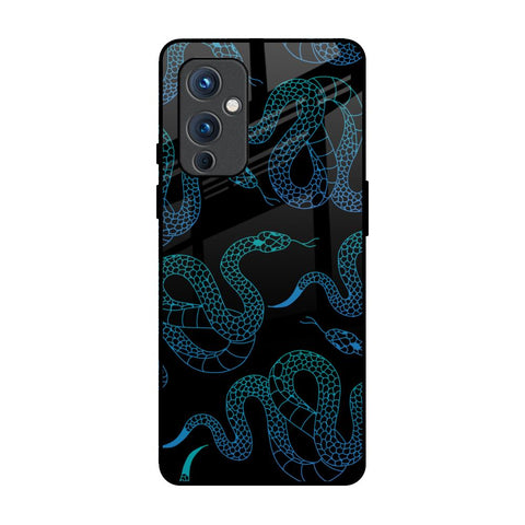 Serpentine OnePlus 9 Glass Back Cover Online