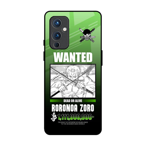Zoro Wanted OnePlus 9 Glass Back Cover Online