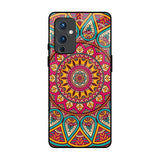 Elegant Mandala OnePlus 9 Glass Back Cover Online