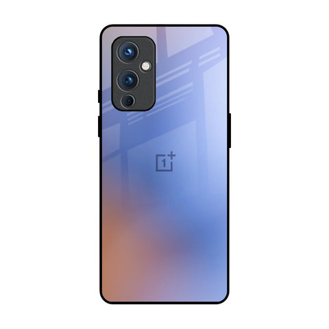 Blue Aura OnePlus 9 Glass Back Cover Online