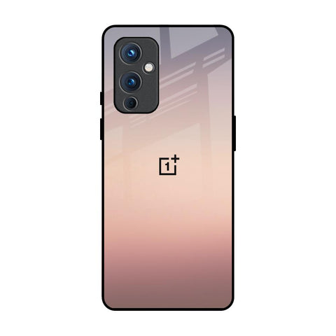 Golden Mauve OnePlus 9 Glass Back Cover Online