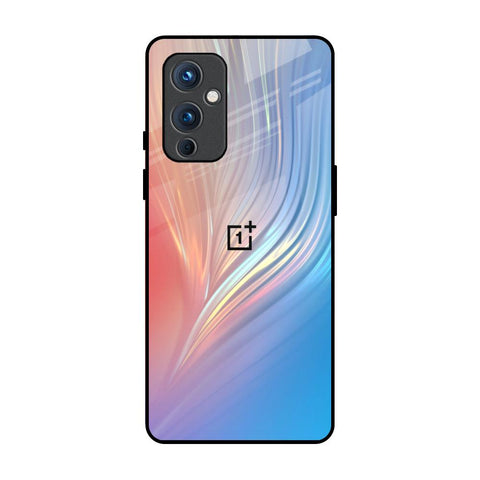 Mystic Aurora OnePlus 9 Glass Back Cover Online