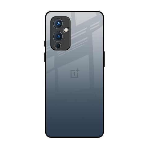 Smokey Grey Color OnePlus 9 Glass Back Cover Online