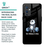 Real Struggle Glass Case for OnePlus 9