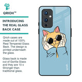 Adorable Cute Kitty Glass Case For OnePlus 9